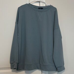Gray Crew Neck Women's Sweater